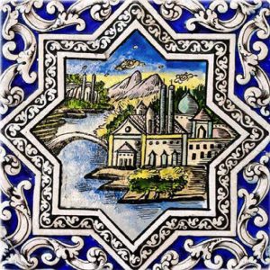 کاشی هفت رنگ، قصردلگشا